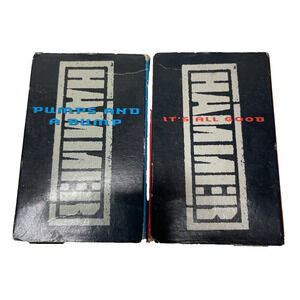 Lot of 2 Mc Hammer Cassette Tapes: Pumps & A Bump And It’s All Good Rare Vintage